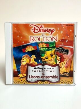 CD Livre audio Le roi lion vintage 90s Collection Lisons-ensemble 3 histoires